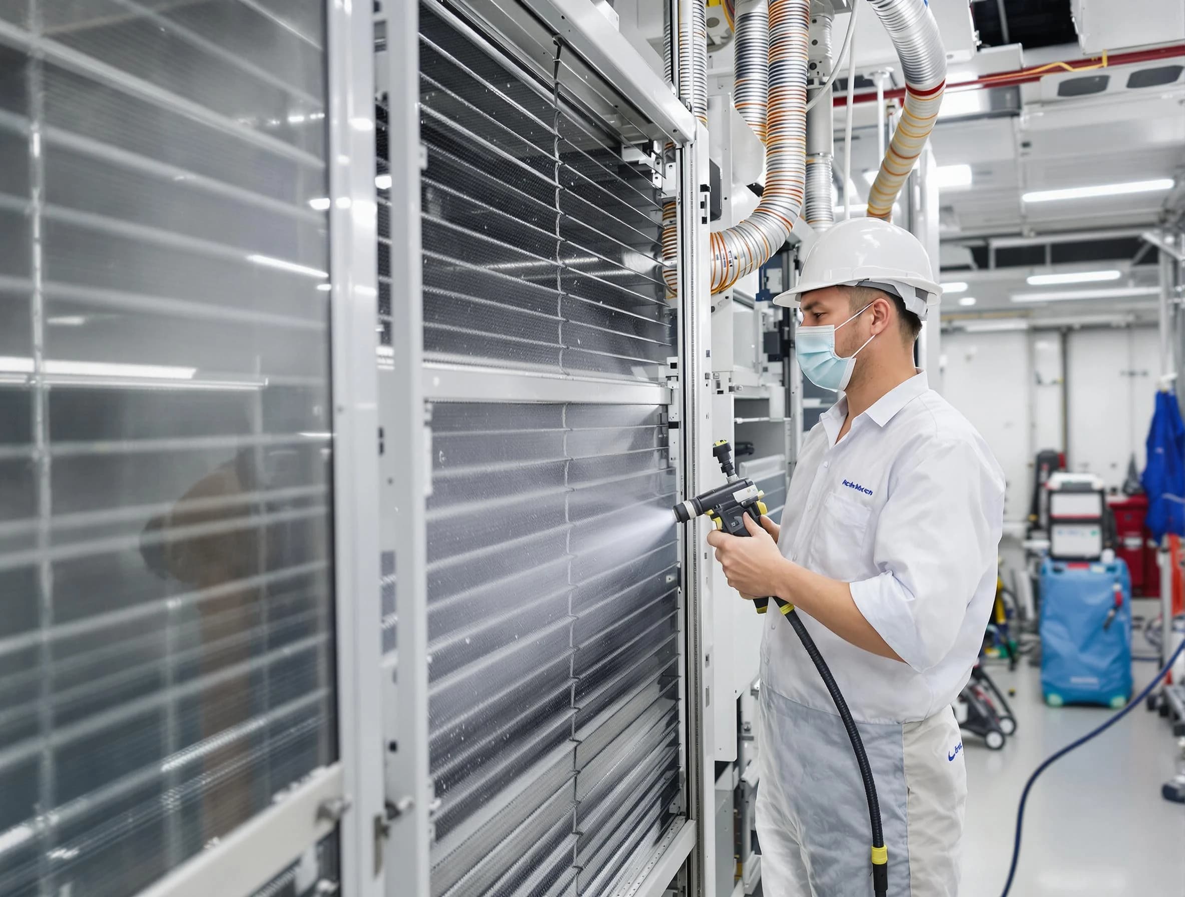 Professional AC coil cleaning by Midway Air Duct Cleaning in Midway