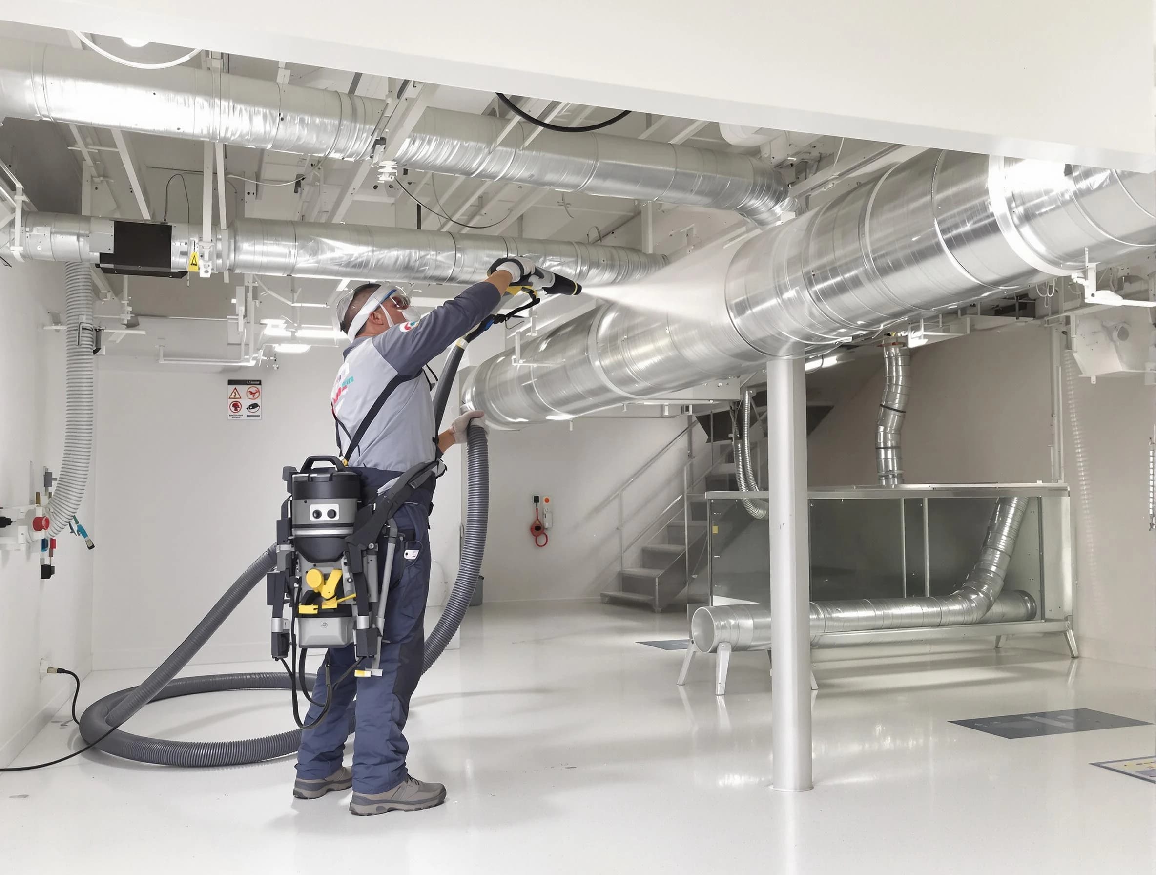 Professional central duct cleaning by Midway Air Duct Cleaning in Midway