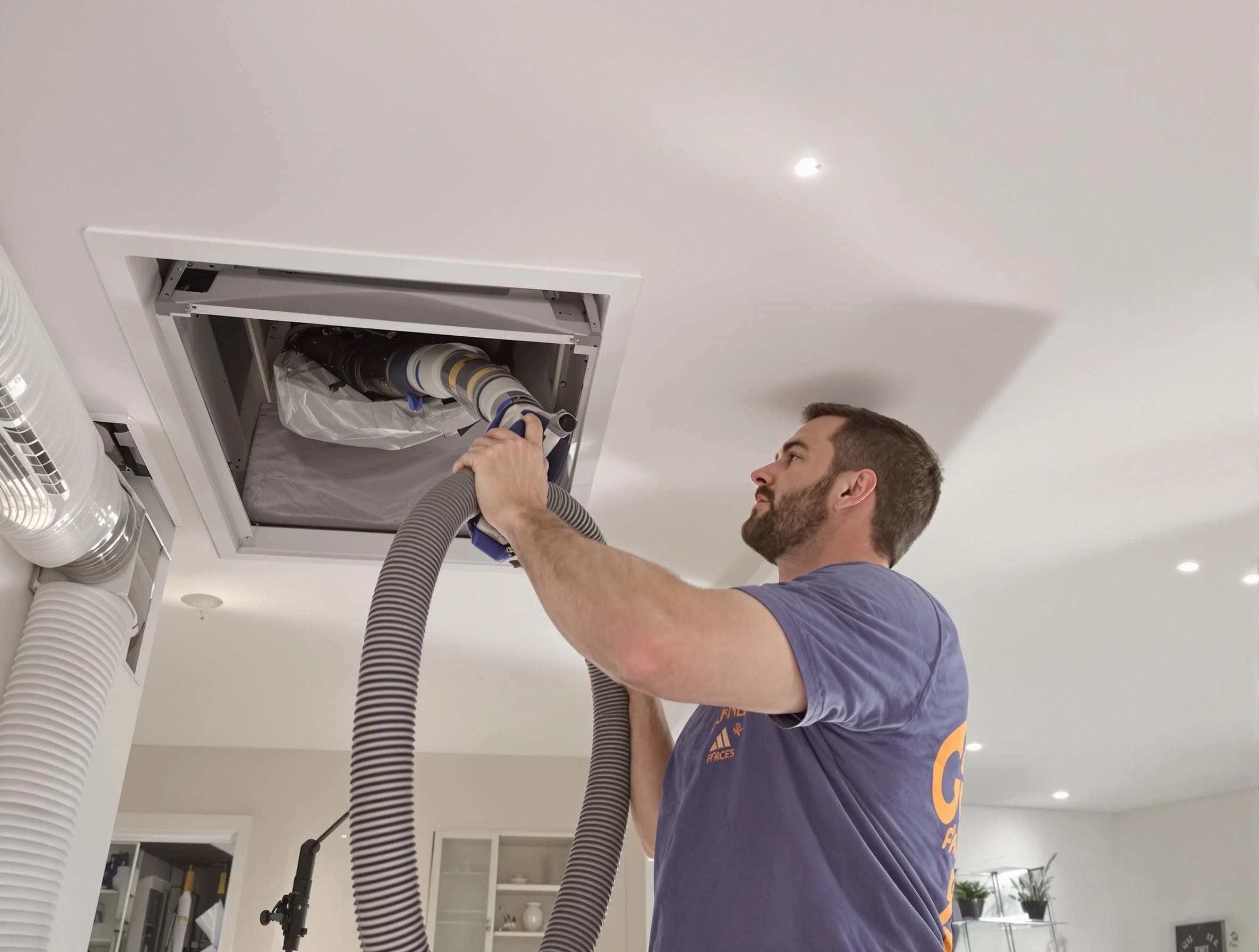 Precision indoor duct cleaning by Midway Air Duct Cleaning in Midway