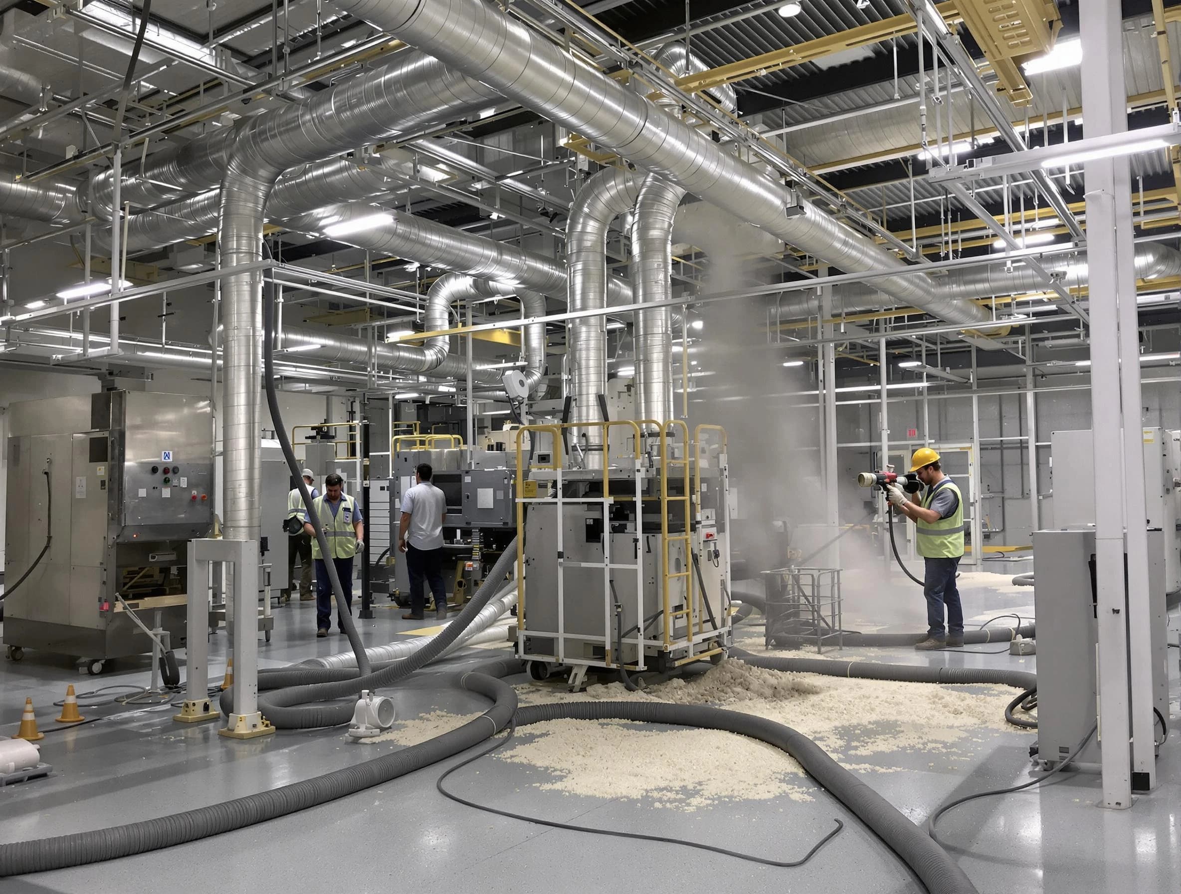 Heavy-duty industrial duct cleaning by Midway Air Duct Cleaning in Midway