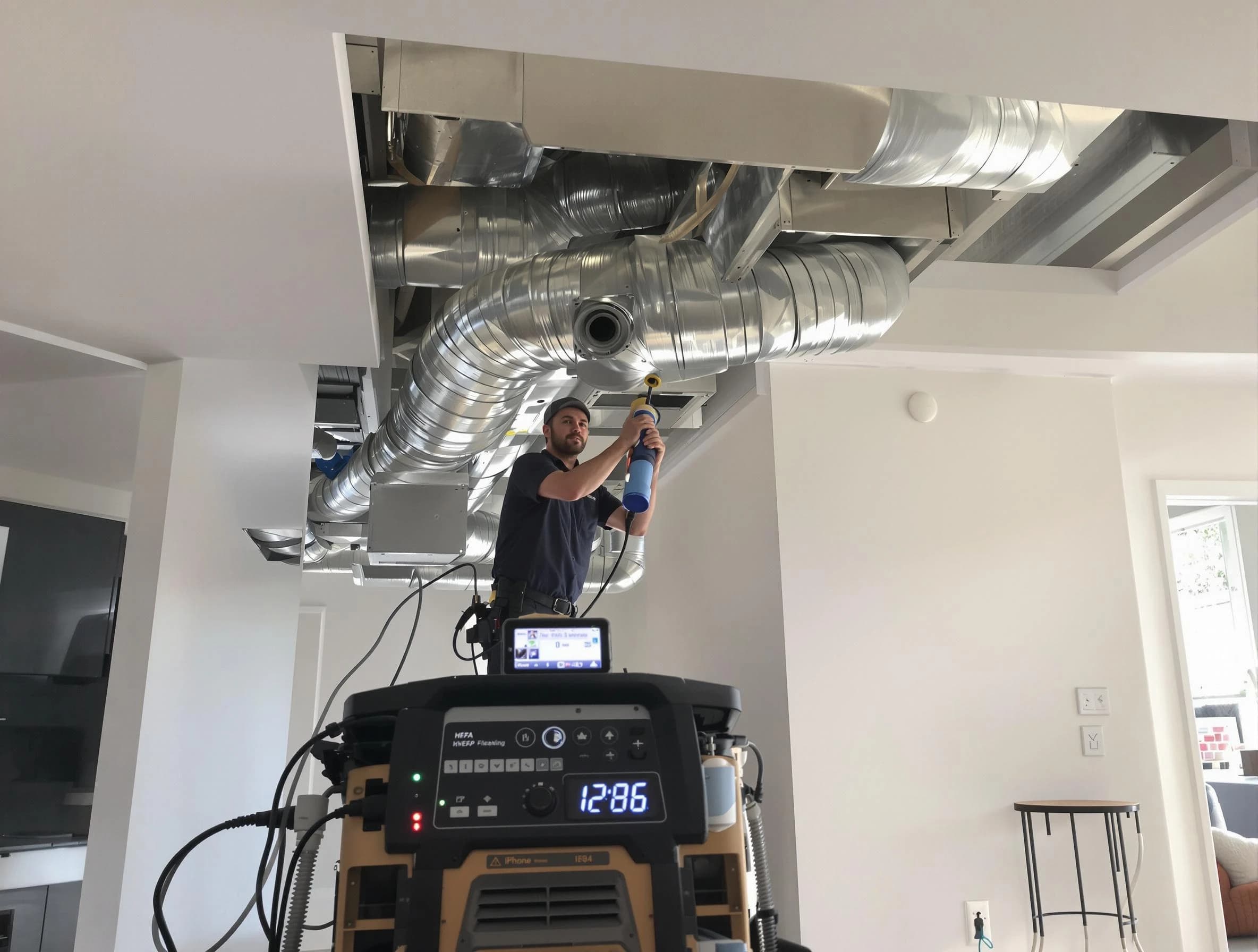 Advanced pure air duct cleaning by Midway Air Duct Cleaning in Midway