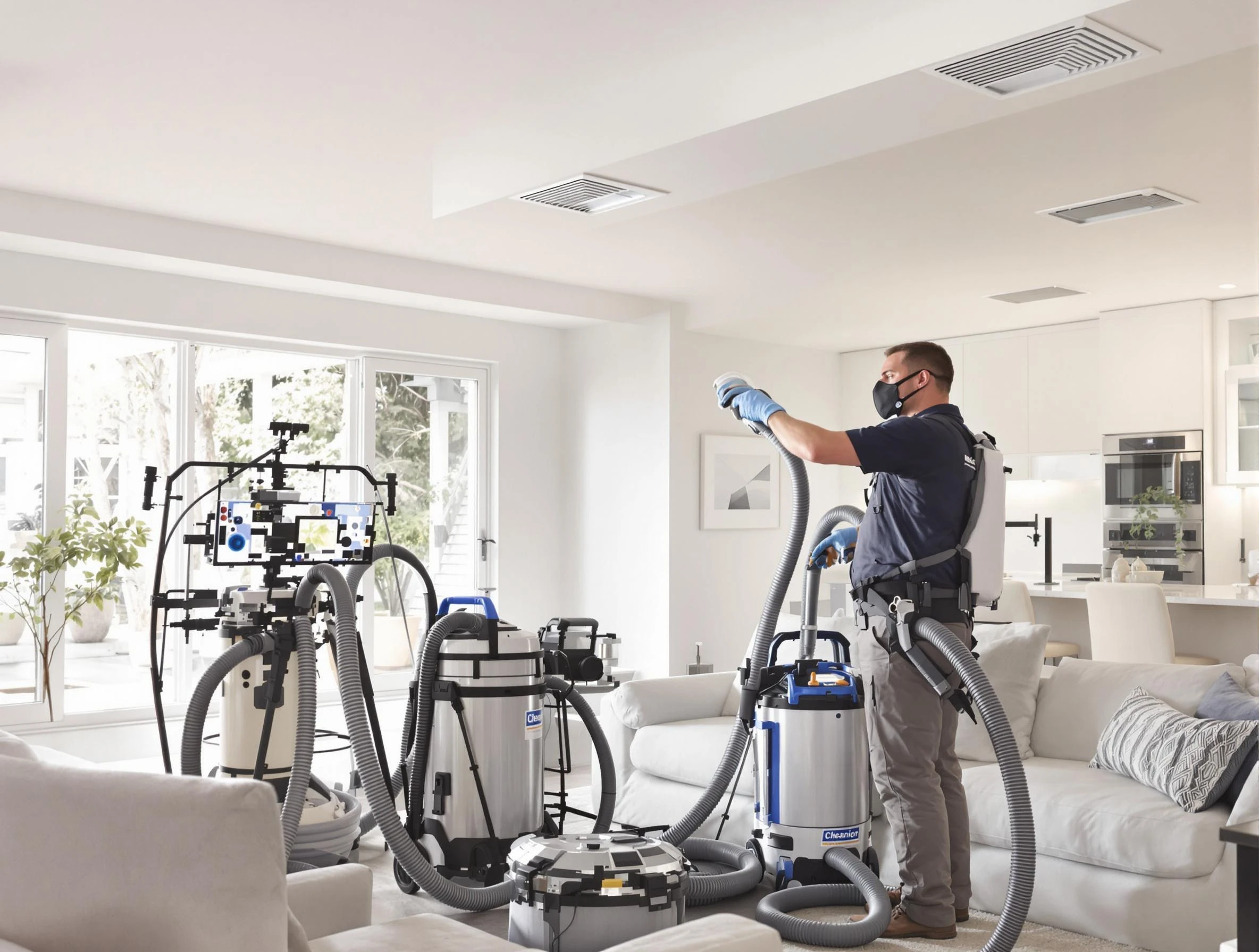 Professional AC duct cleaning by Midway Air Duct Cleaning in Midway