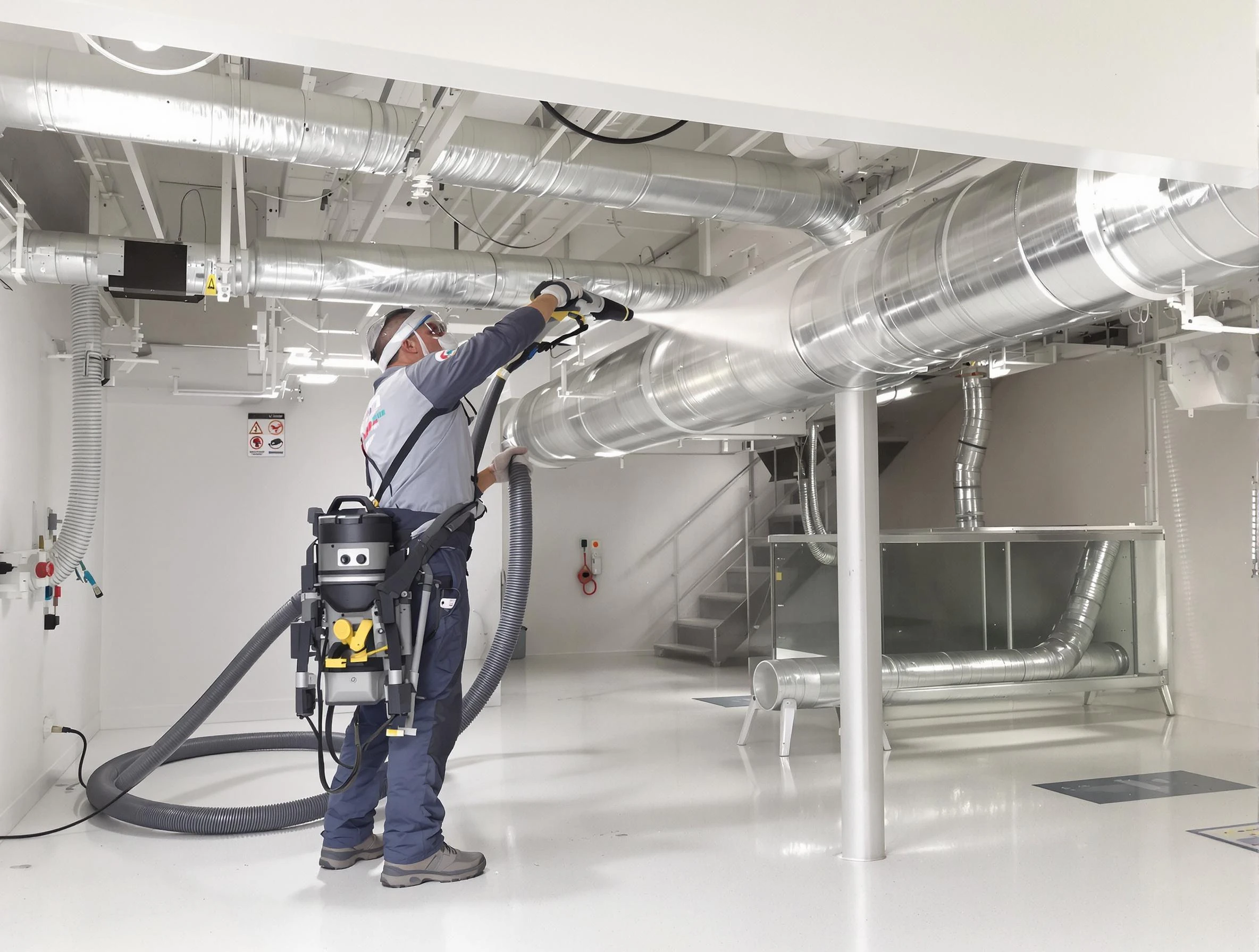 Professional central duct cleaning by Midway Air Duct Cleaning in Midway