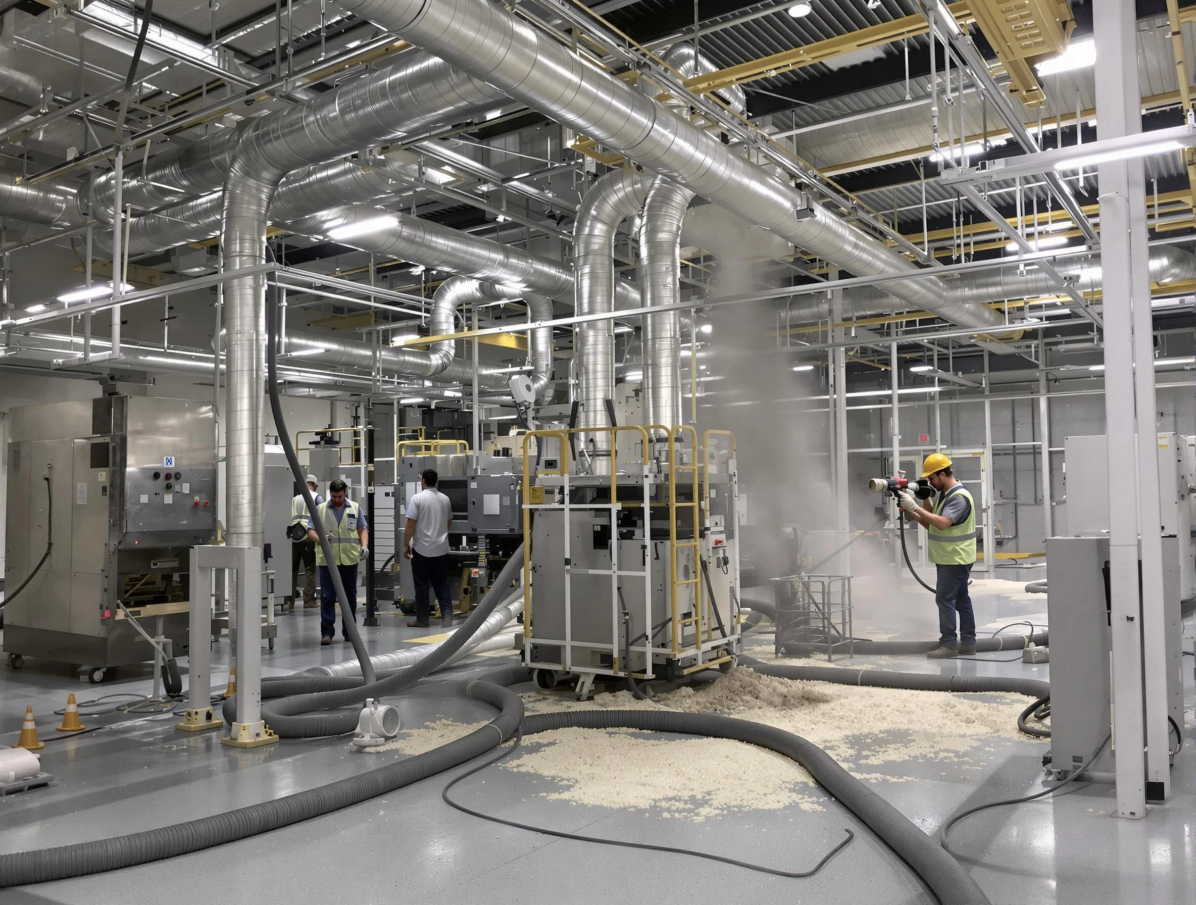 Heavy-duty industrial duct cleaning by Midway Air Duct Cleaning in Midway